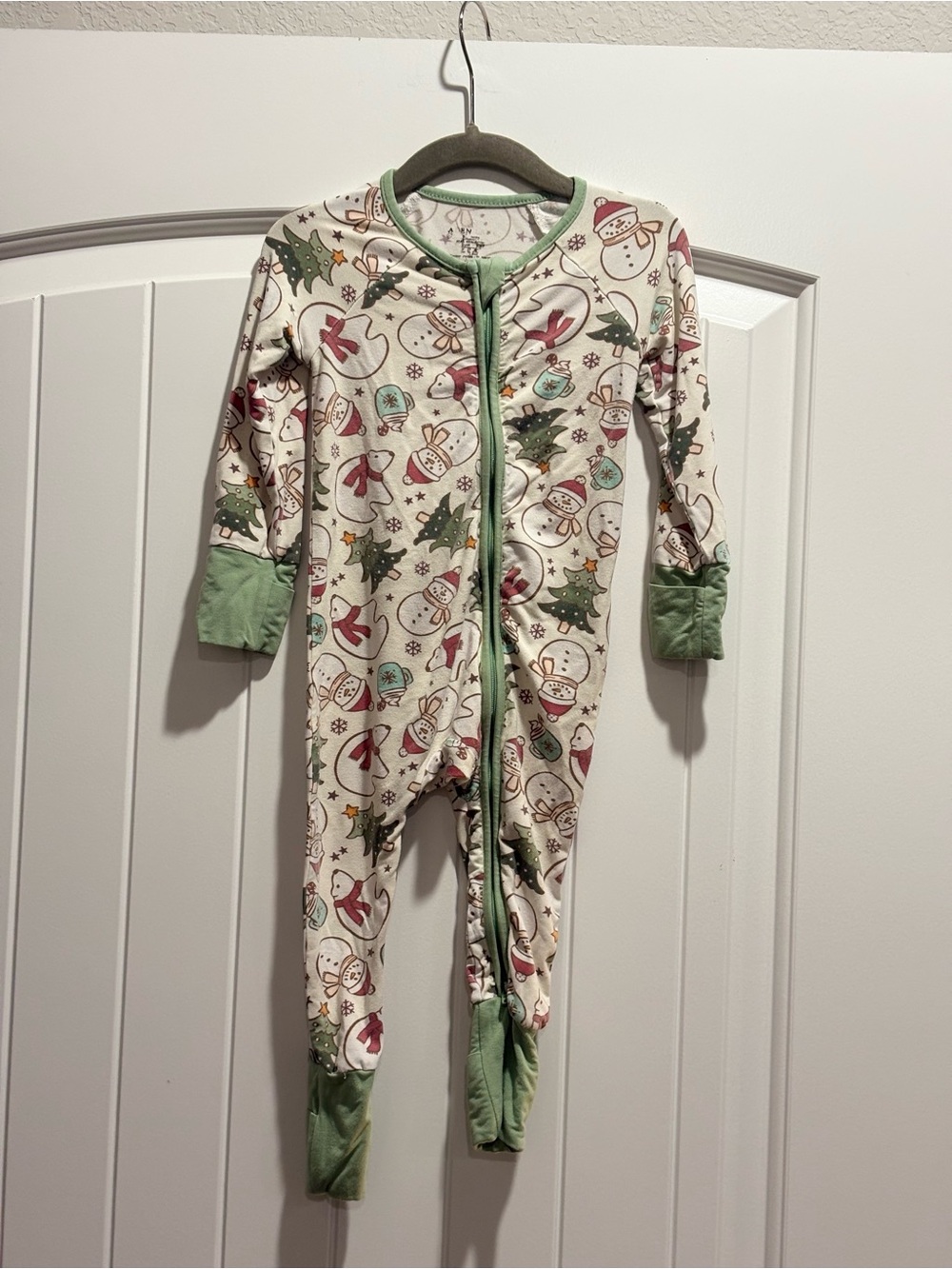 Caden Lane Beary and Bright Convertible Zip Romper Size 6-12M